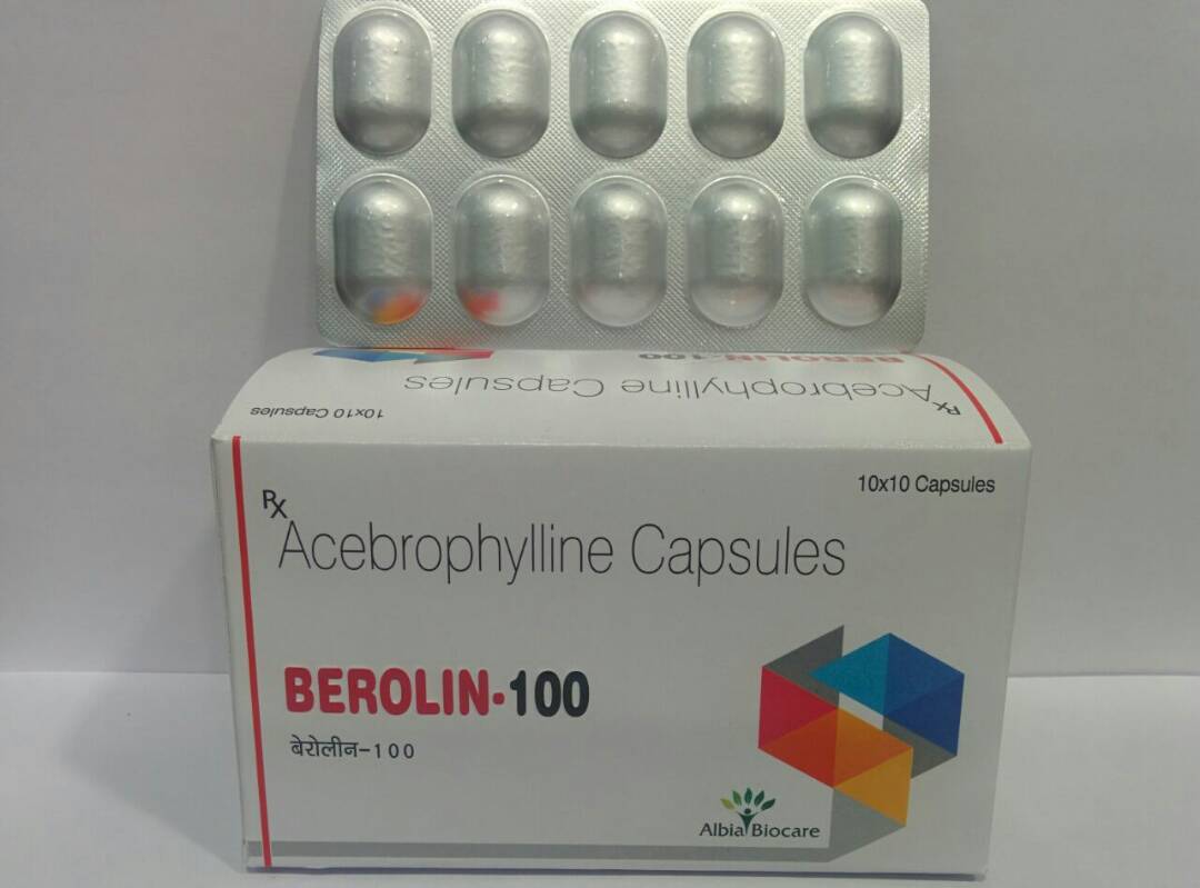 BEROLIN-100 CAP. | Acebrophyllin 100mg (Alu-Alu)